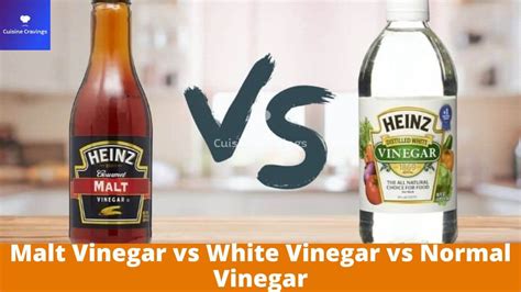 difference between malt vinegar and white vinegar